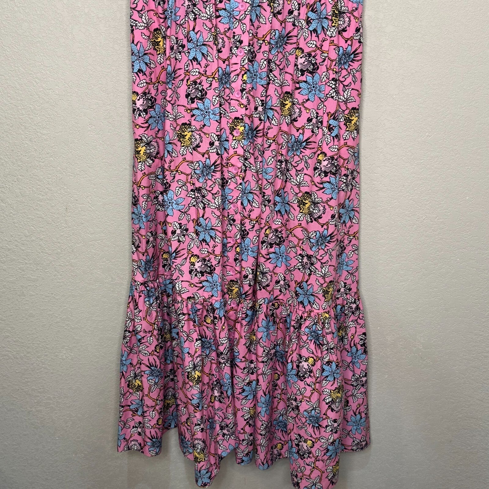 Derek Lam 10 Crosby Dress Size 6 Greta Pink Flutter Sleeve Button Down - Flair - Style