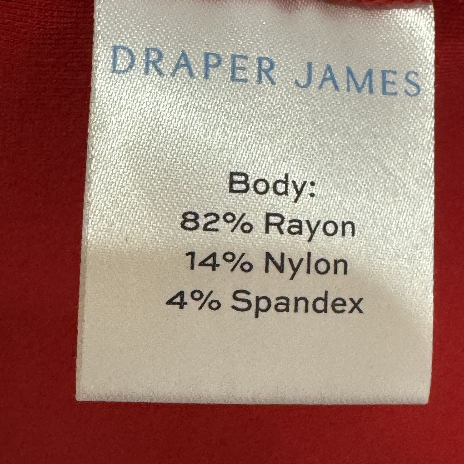 Draper James Dress Womens Medium Red Long Sleeve Fit Flare Stretch Party - Flair - Style
