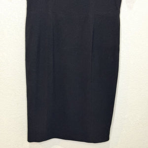 Dress The Population Ruth Dress Size Large Black Ruth Sheath Short Sleeve Lined - Flair - Style