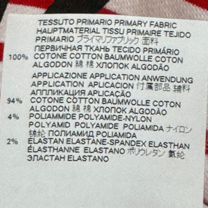 Dsquared2 Sweatshirt Size Small Red White Striped Crew Neck Asymmetric Awning - Flair - Style