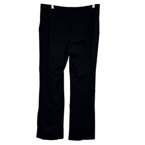 Eileen Fisher Black Pants Size Small System Wide - Leg Knit Ankle - Flair - Style