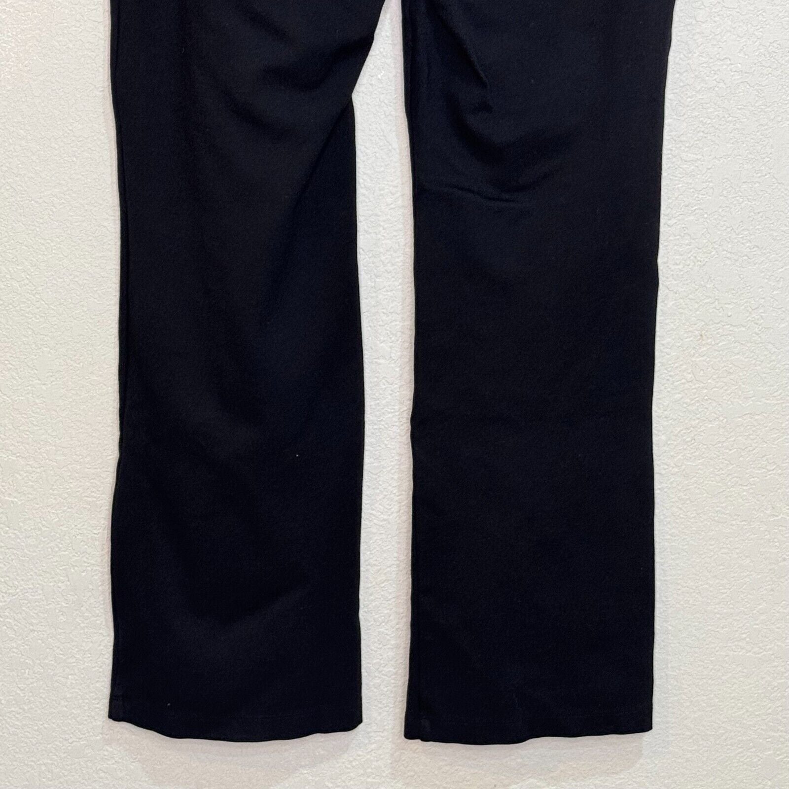 Eileen Fisher Black Pants Size Small System Wide - Leg Knit Ankle - Flair - Style