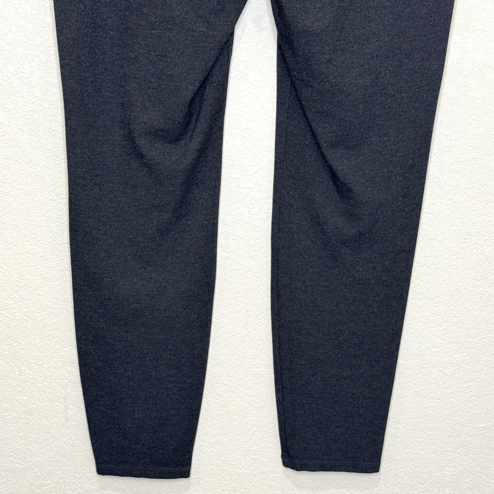Eileen Fisher Pants Medium Charcoal Slim Pull On Stretch Italian Fabric Comfort - Flair - Style