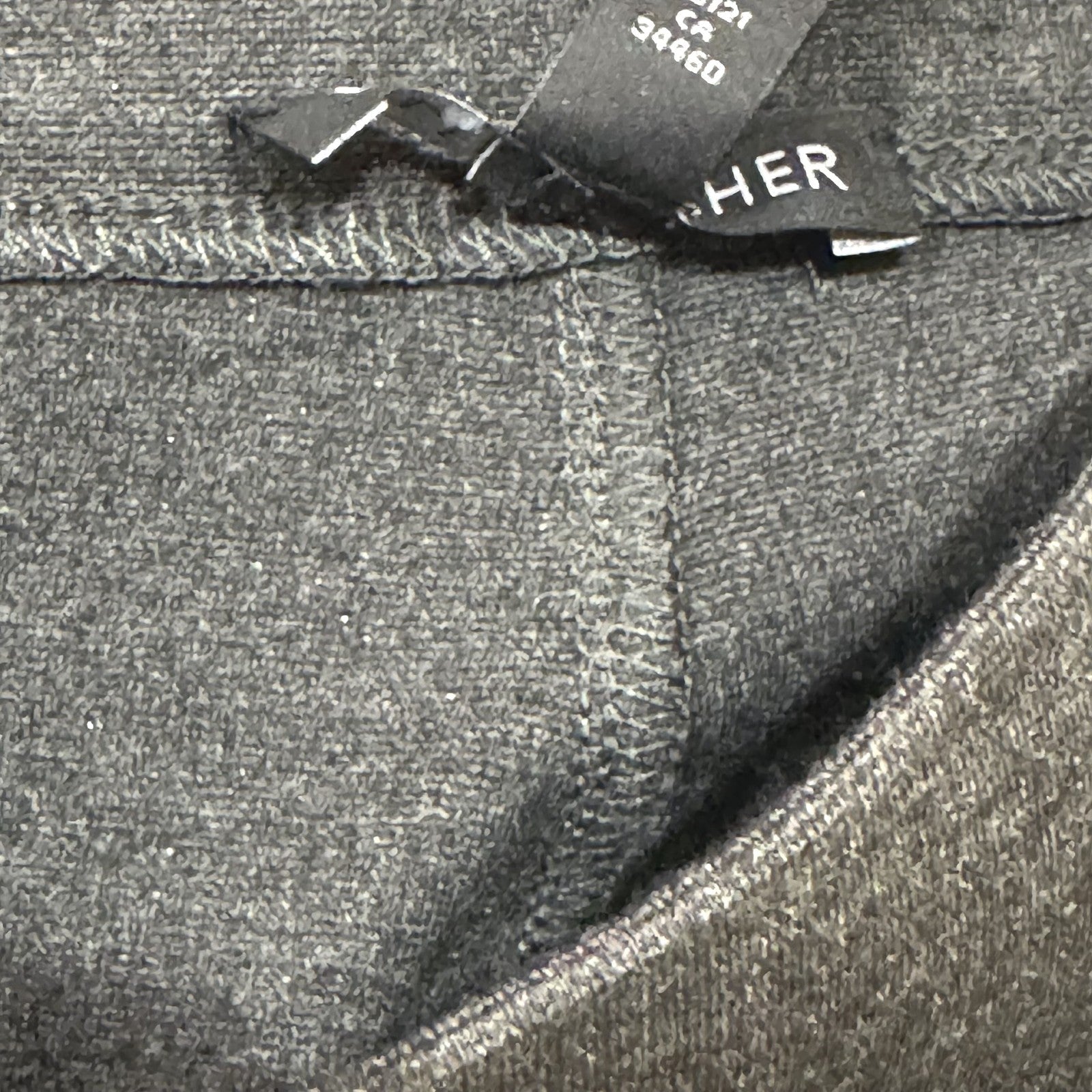 Eileen Fisher Pants Medium Charcoal Slim Pull On Stretch Italian Fabric Comfort - Flair - Style