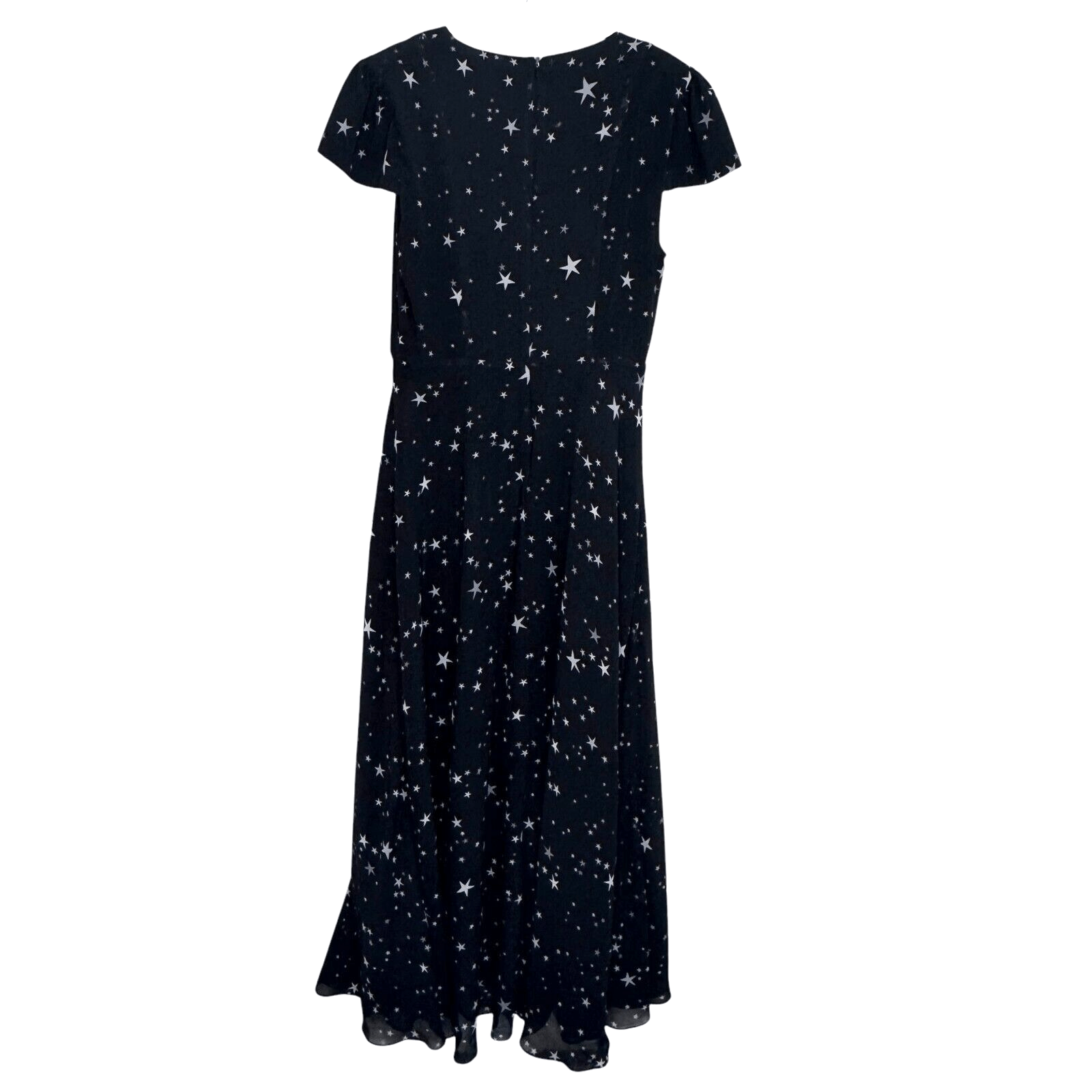 Fame and Partners Dress Black White The Rumi Starry Night Maxi Gown Size 10 - Flair - Style