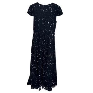 Fame and Partners Dress Black White The Rumi Starry Night Maxi Gown Size 10 - Flair - Style