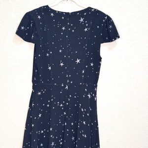 Fame and Partners Dress Black White The Rumi Starry Night Maxi Gown Size 10 - Flair - Style