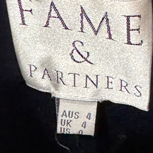 Fame & Partners Blue Chiffon Fit & Flare Mini Dress Size 0 Sweetheart Neck NEW - Flair - Style