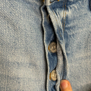 FRAME Jeans Size 30 Light Blue Distressed Le Original Ankle - Flair - Style