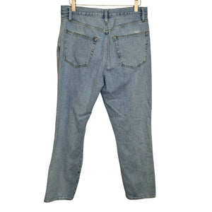FRAME Jeans Size 30 Light Blue Distressed Le Original Ankle - Flair - Style