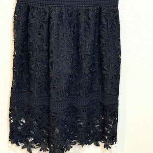 Gerard Darel Dress 40 US Size 8 Black Aurora Lace Sleeveless V - Neck NEW $410 - Flair - Style