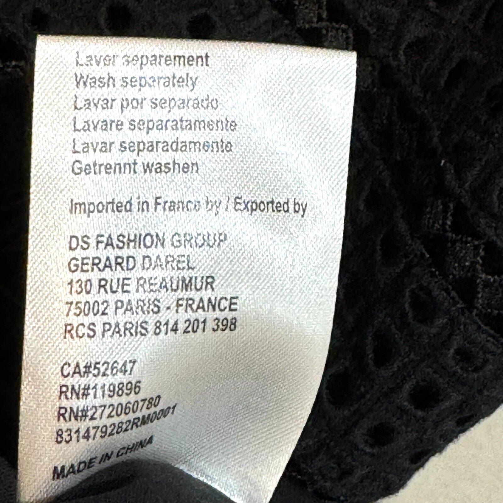 Gerard Darel Dress 40 US Size 8 Black Aurora Lace Sleeveless V - Neck NEW $410 - Flair - Style