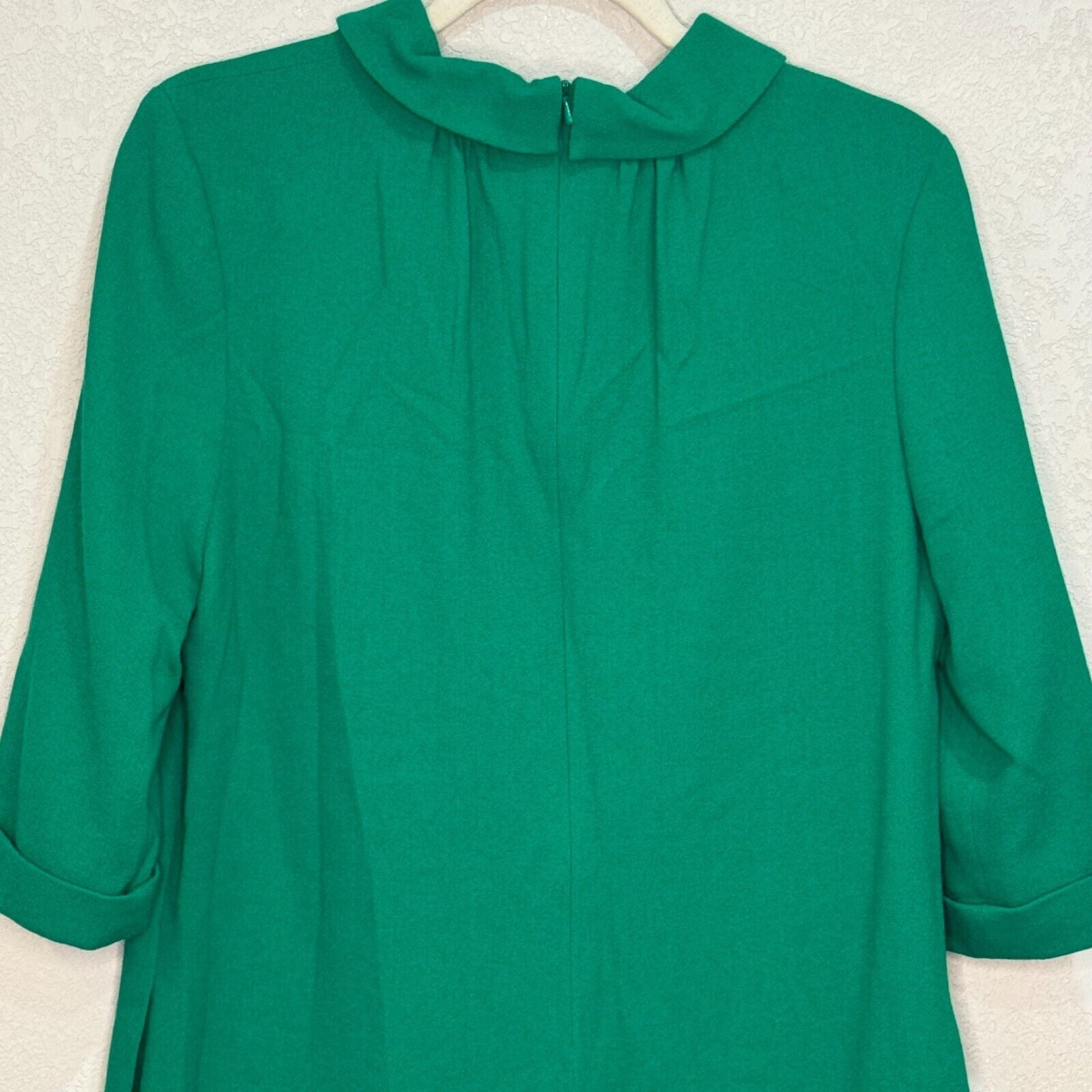 goat London Jane Lewis Dress US Size 8 Green Wool Sheath - Flair - Style