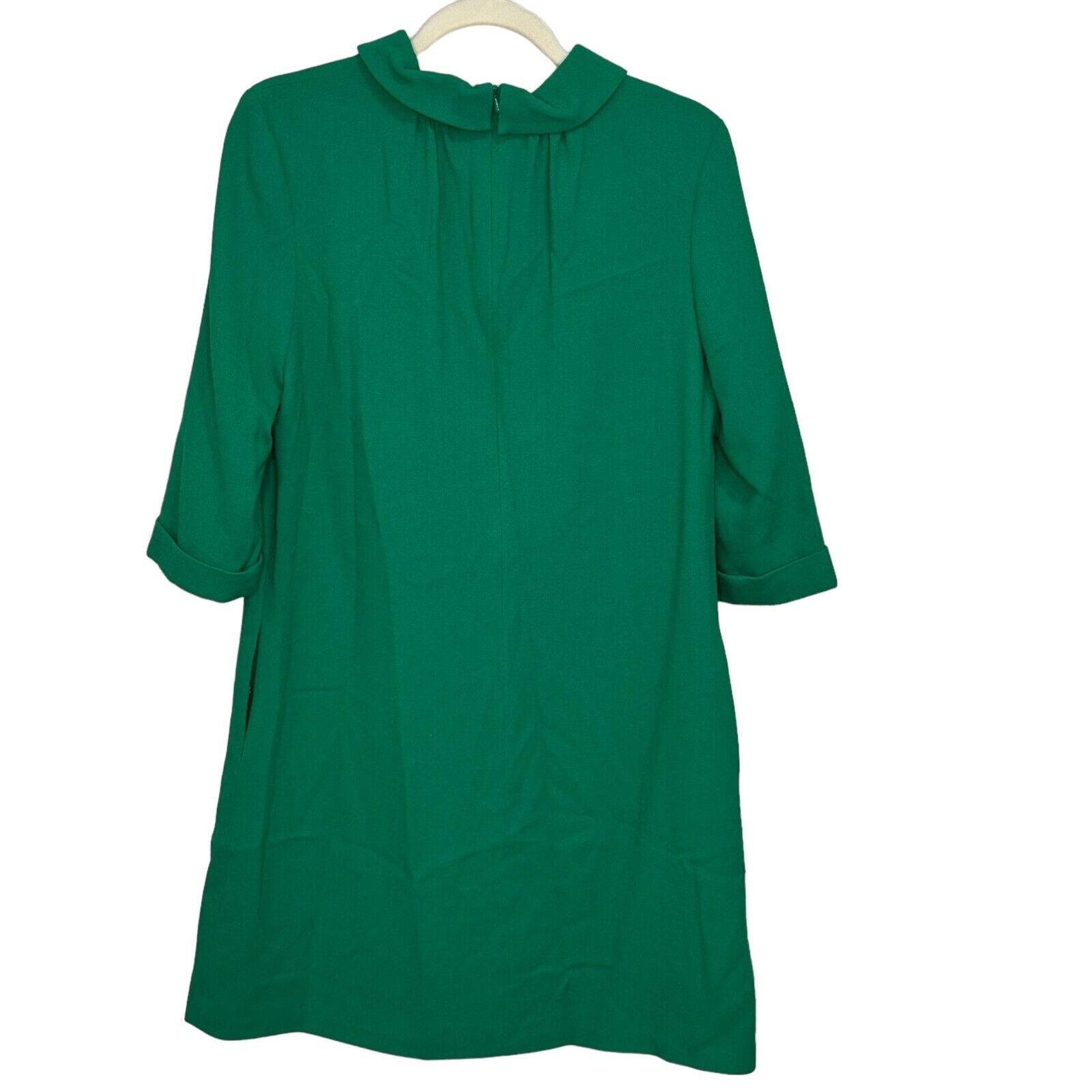 goat London Jane Lewis Dress US Size 8 Green Wool Sheath - Flair - Style