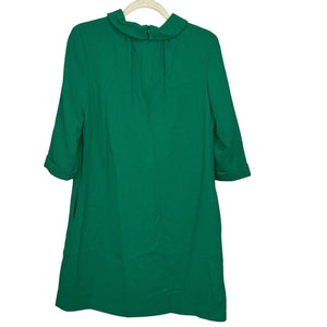 goat London Jane Lewis Dress US Size 8 Green Wool Sheath - Flair - Style