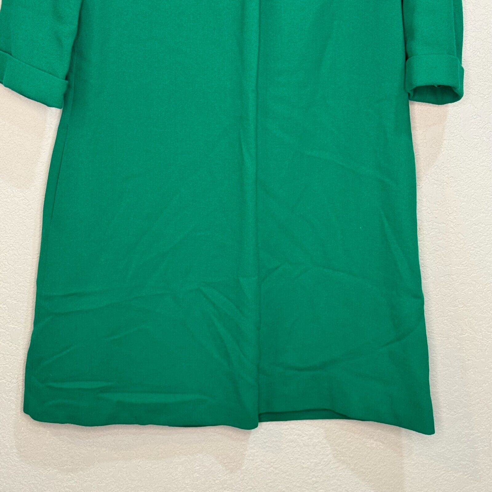 goat London Jane Lewis Dress US Size 8 Green Wool Sheath - Flair - Style