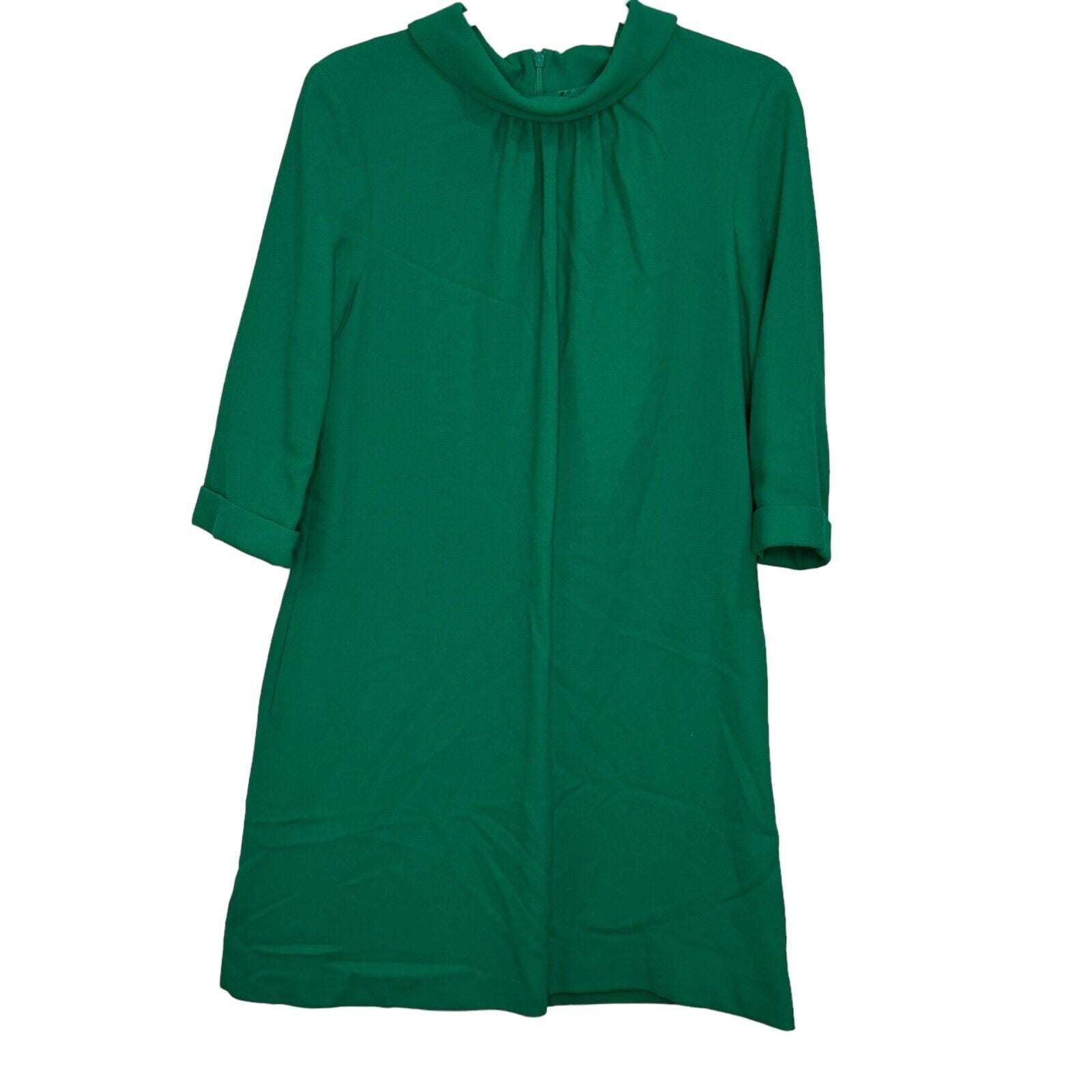 goat London Jane Lewis Dress US Size 8 Green Wool Sheath - Flair - Style