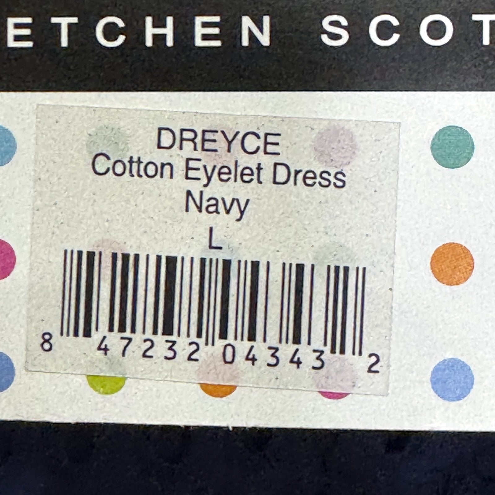 Gretchen Scott Dress Womens Large Eyelet Belted Sleeveless Summer Sundress - Flair - Style