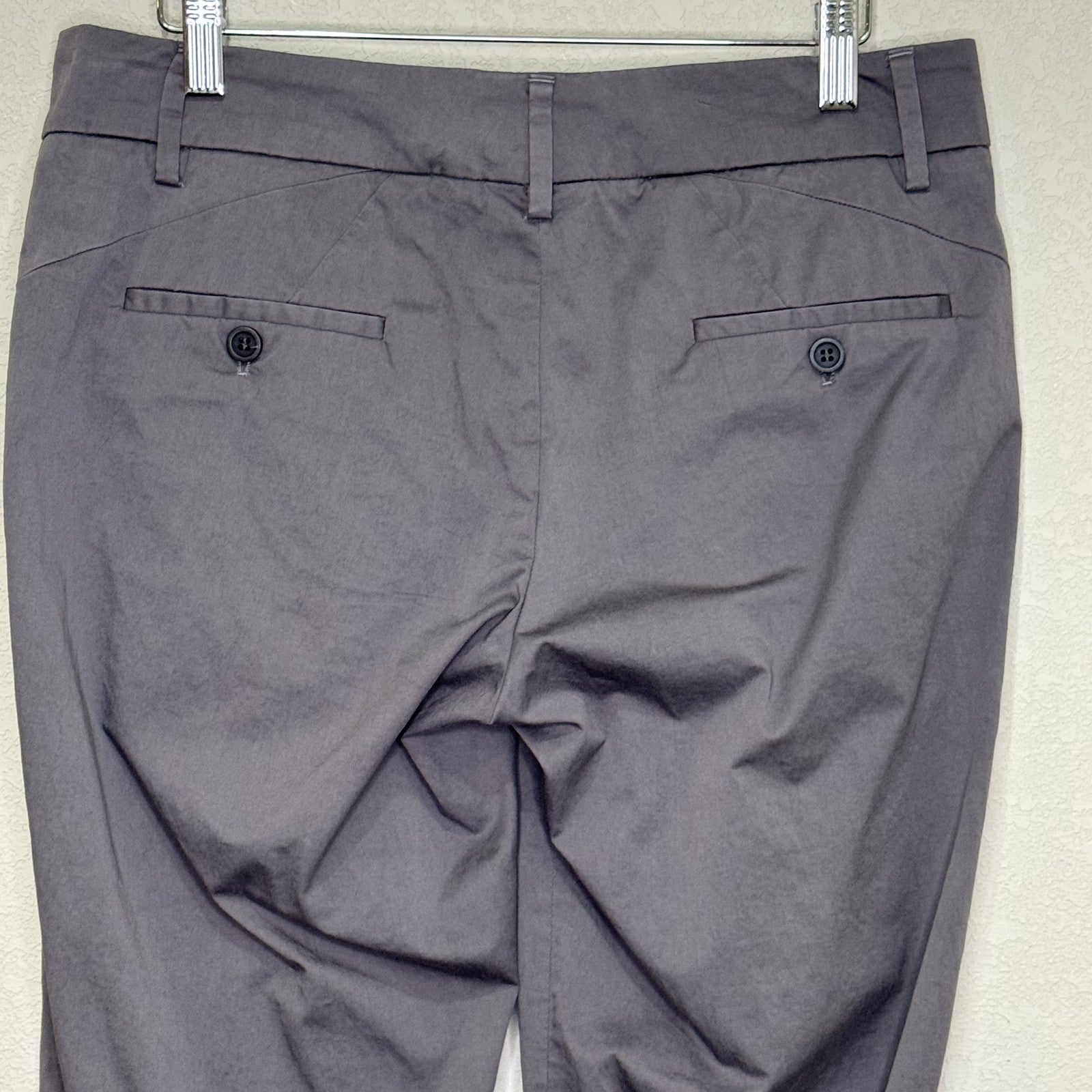 Gunex Brunello Cucinelli Pants 8 Gray Made in Italy Tailored Straight Trouser - Flair - Style