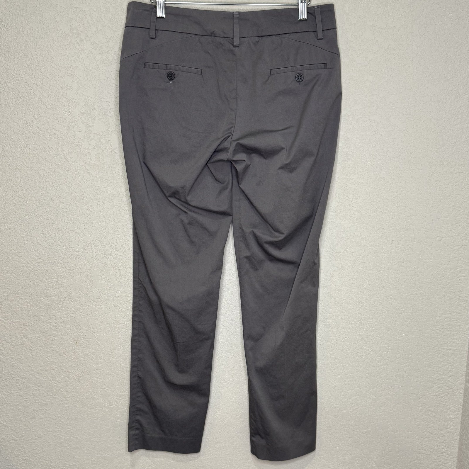 Gunex Brunello Cucinelli Pants 8 Gray Made in Italy Tailored Straight Trouser - Flair - Style