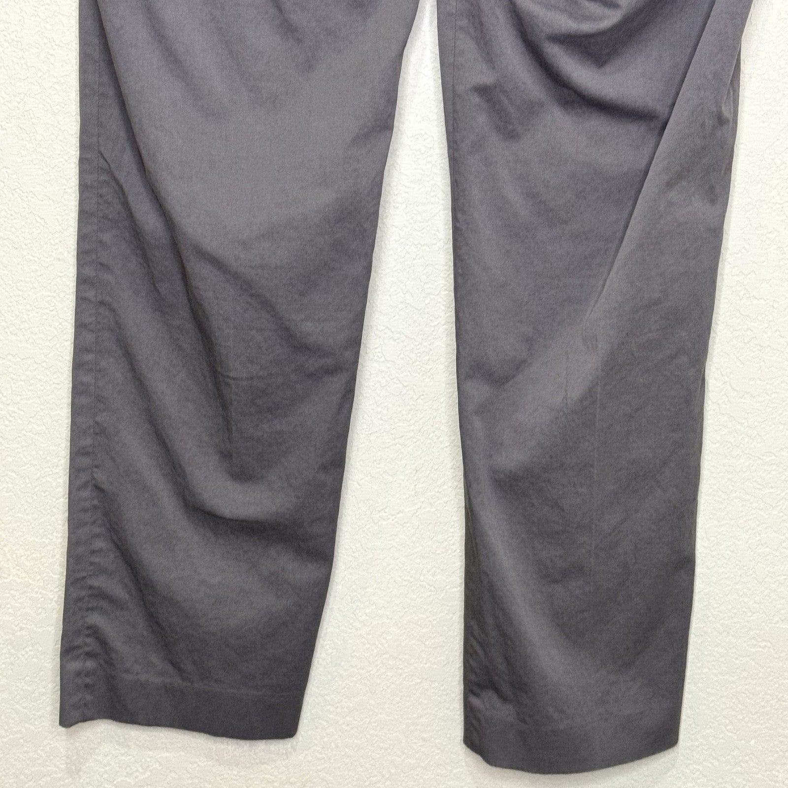 Gunex Brunello Cucinelli Pants 8 Gray Made in Italy Tailored Straight Trouser - Flair - Style