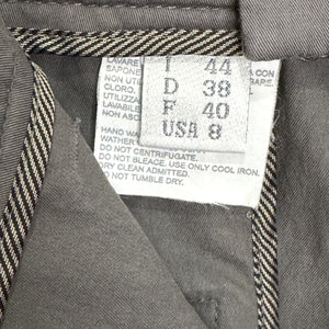 Gunex Brunello Cucinelli Pants 8 Gray Made in Italy Tailored Straight Trouser - Flair - Style