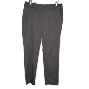 Gunex Brunello Cucinelli Pants 8 Gray Made in Italy Tailored Straight Trouser - Flair - Style
