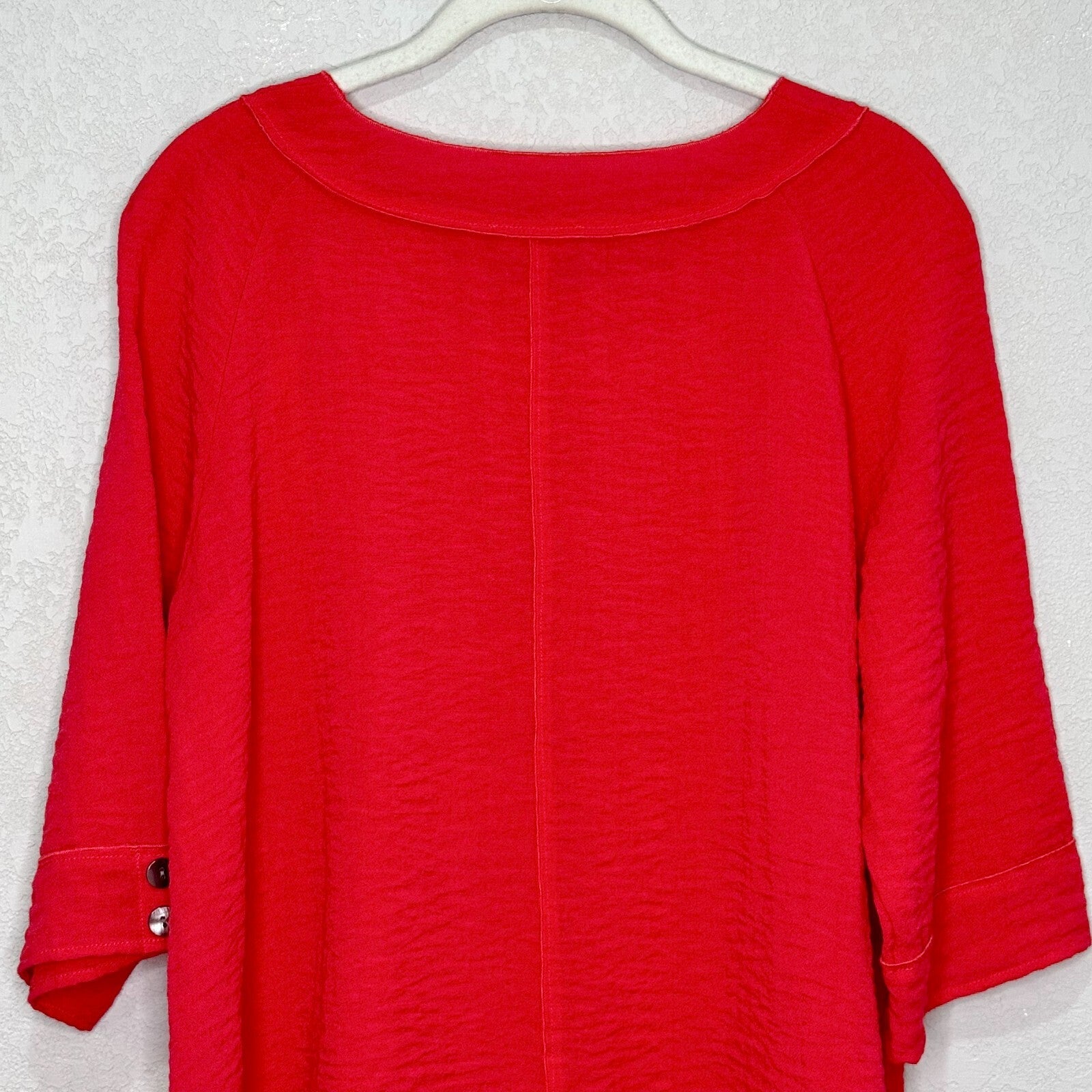 Habitat Clothes to Live In Tunic Top Size Small Pink Buttons Lagenlook Artsy - Flair - Style