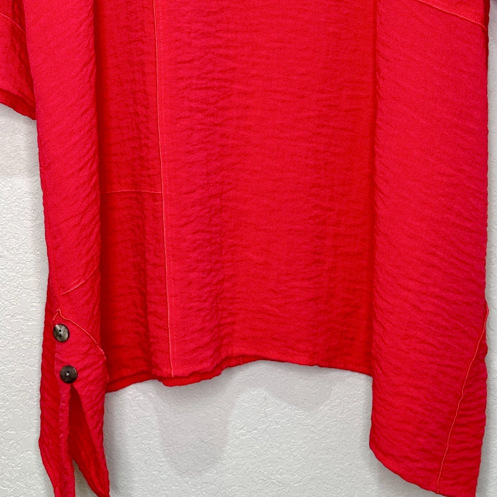 Habitat Clothes to Live In Tunic Top Size Small Pink Buttons Lagenlook Artsy - Flair - Style