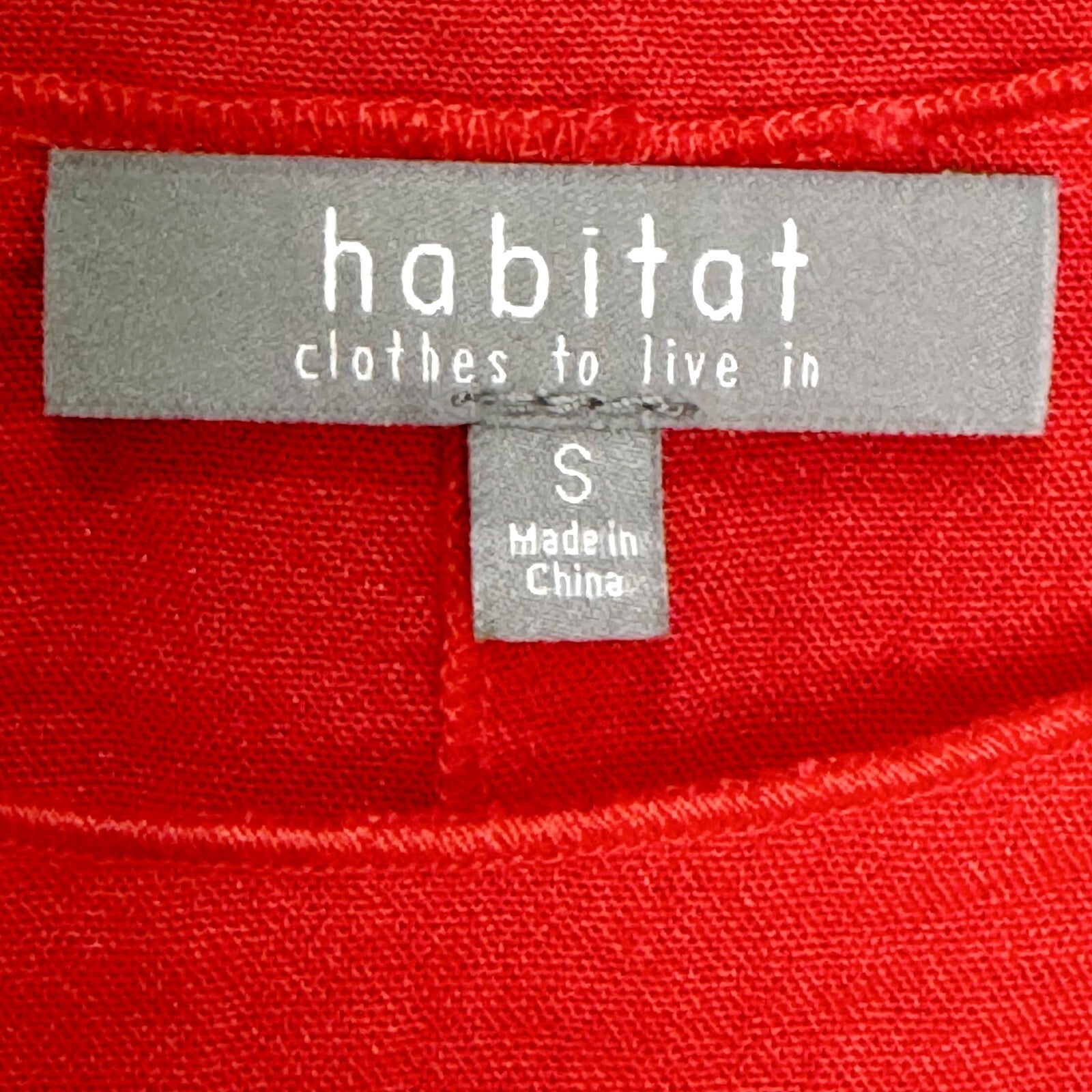 Habitat Clothes to Live In Tunic Top Size Small Pink Buttons Lagenlook Artsy - Flair - Style