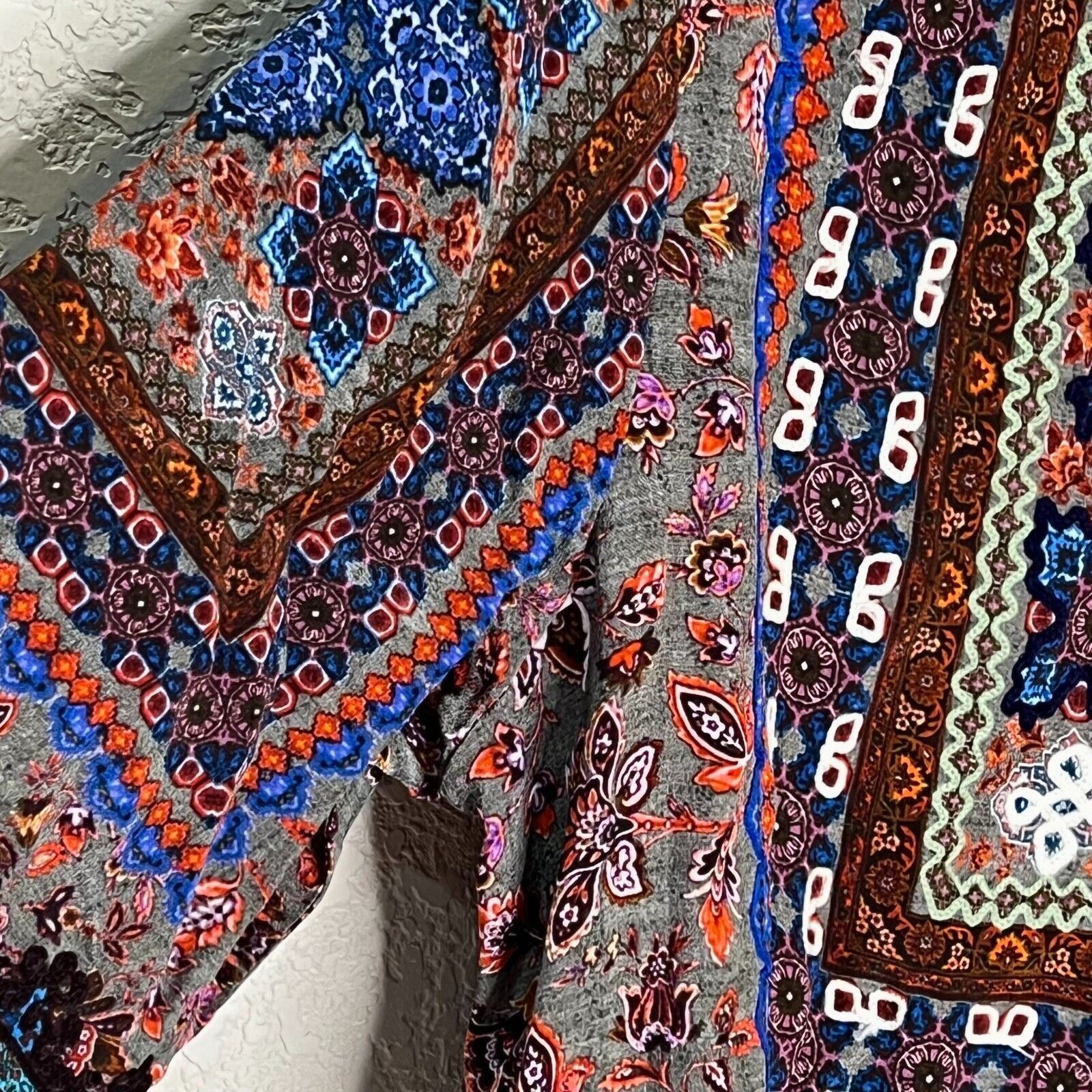 HEMANT & NANDITA Crop Top Size Small NEW Silk Paisley Print $176 - Flair - Style
