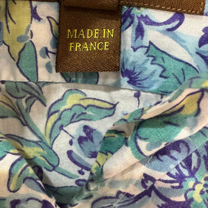 Holland & Holland London Button Down Shirt Womens US Size 10 Blue Floral - Flair - Style