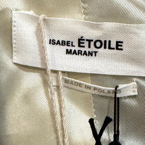 ISABEL MARANT ÉTOILE Kerstin Blazer Size Sm 36 Tartan Virgin Wool Green Cream - Flair - Style