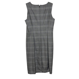 J Crew Dress Womens 8 Gray Plaid Sleeveless Sheath Business Career AC409 FA19 - Flair - Style