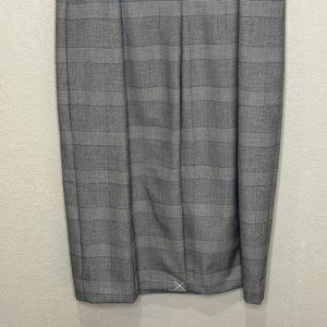 J Crew Dress Womens 8 Gray Plaid Sleeveless Sheath Business Career AC409 FA19 - Flair - Style