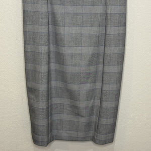 J Crew Dress Womens 8 Gray Plaid Sleeveless Sheath Business Career AC409 FA19 - Flair - Style