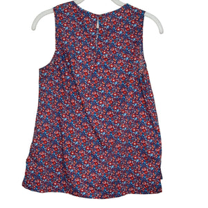 J. Crew Liberty Arts Fabric Sleeveless Tank Shirt Top Size 4 Betsy Ann Floral - Flair - Style