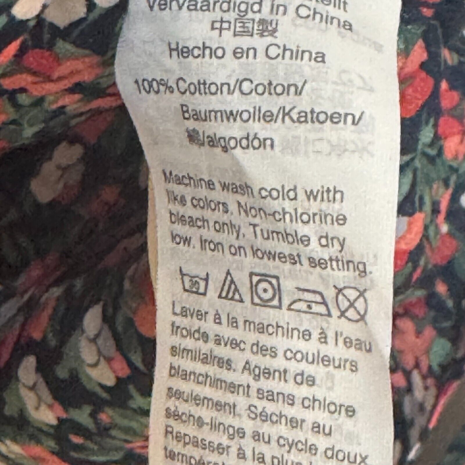 J. Crew Liberty Fabric Shirt Size 8 Slim Perfect Button Up Sarah Floral Print - Flair - Style