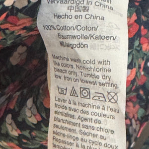 J. Crew Liberty Fabric Shirt Size 8 Slim Perfect Button Up Sarah Floral Print - Flair - Style