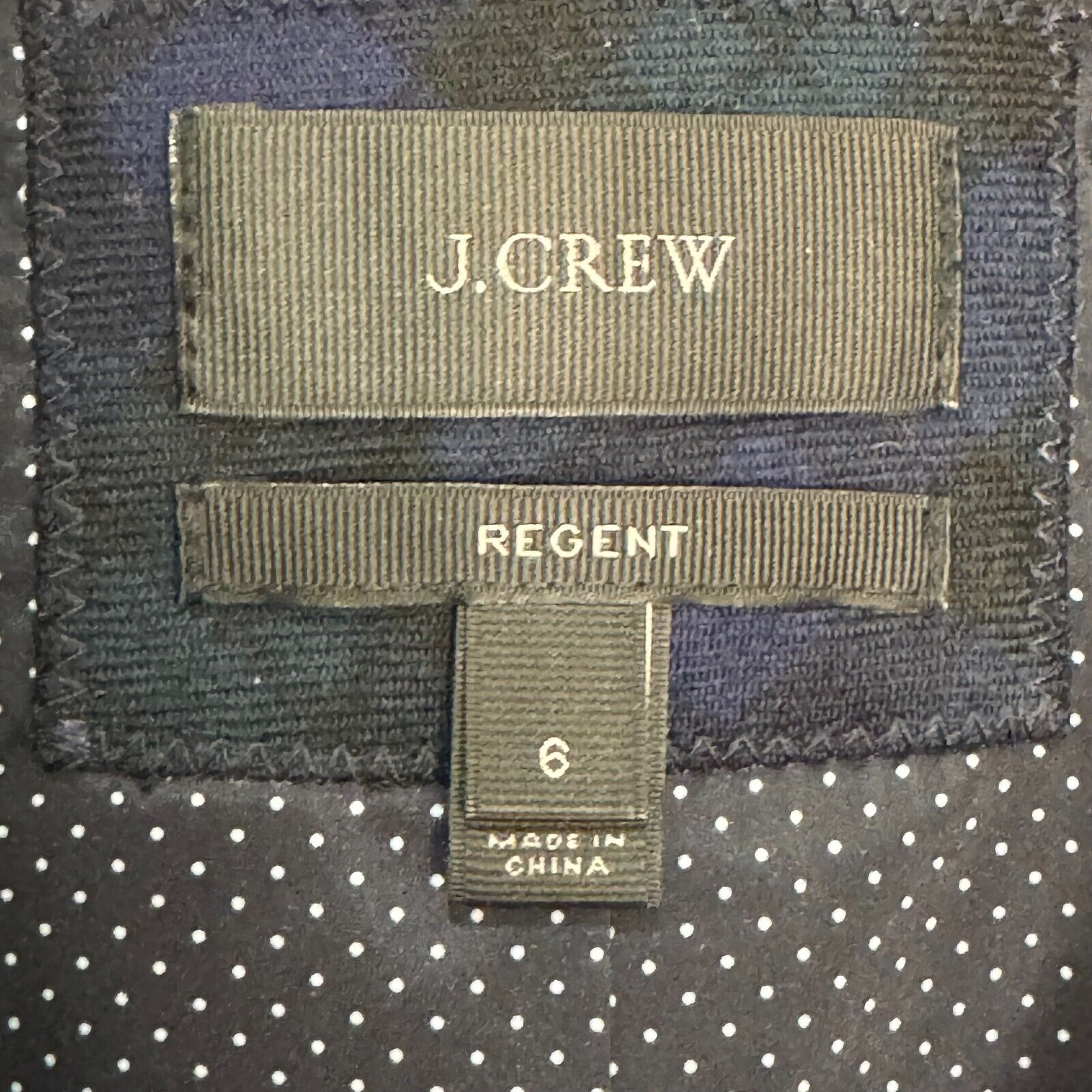 J. Crew Regent Blazer Jacket Size 6 Blue Green Black Plaid Wool Preppy Career - Flair - Style