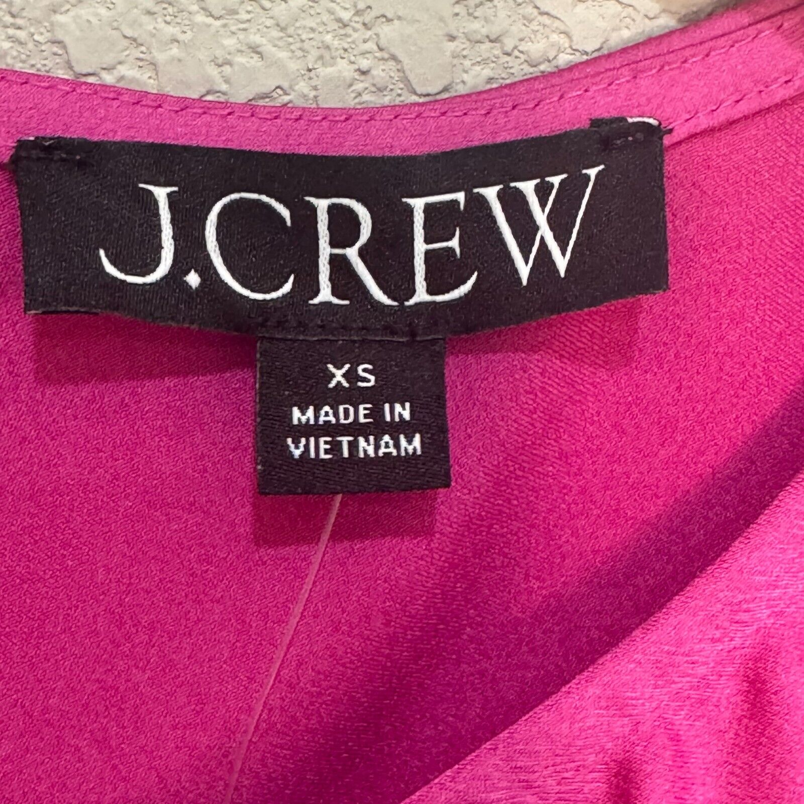 J. Crew Satin Top Size XS Pink Winter Garden NEW $89 - Flair - Style
