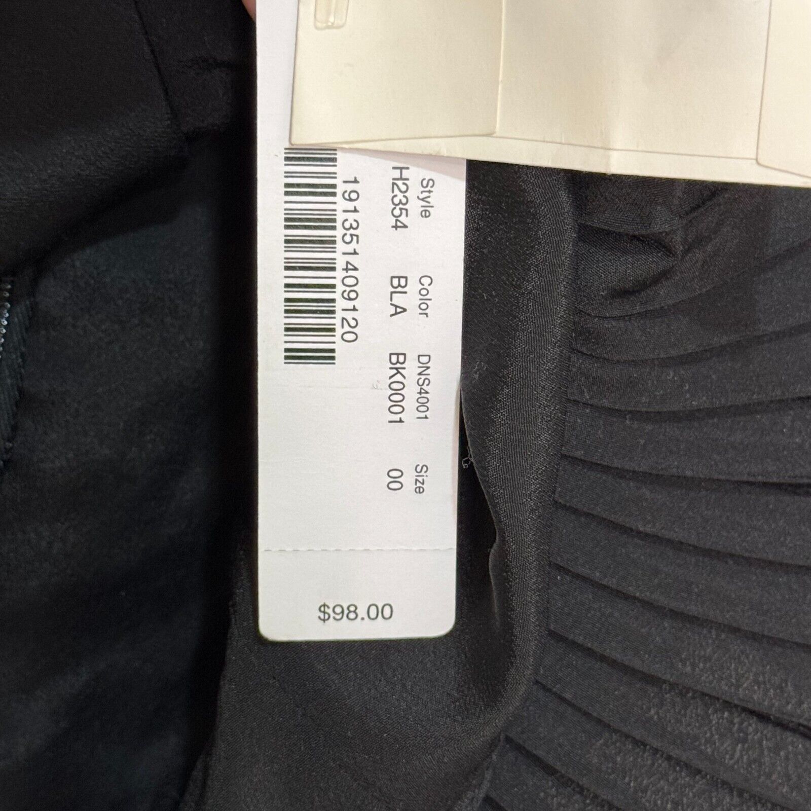J. Crew Top Size 00 Black Pleated Lace Top NEW $98 Body is Lined - Flair - Style