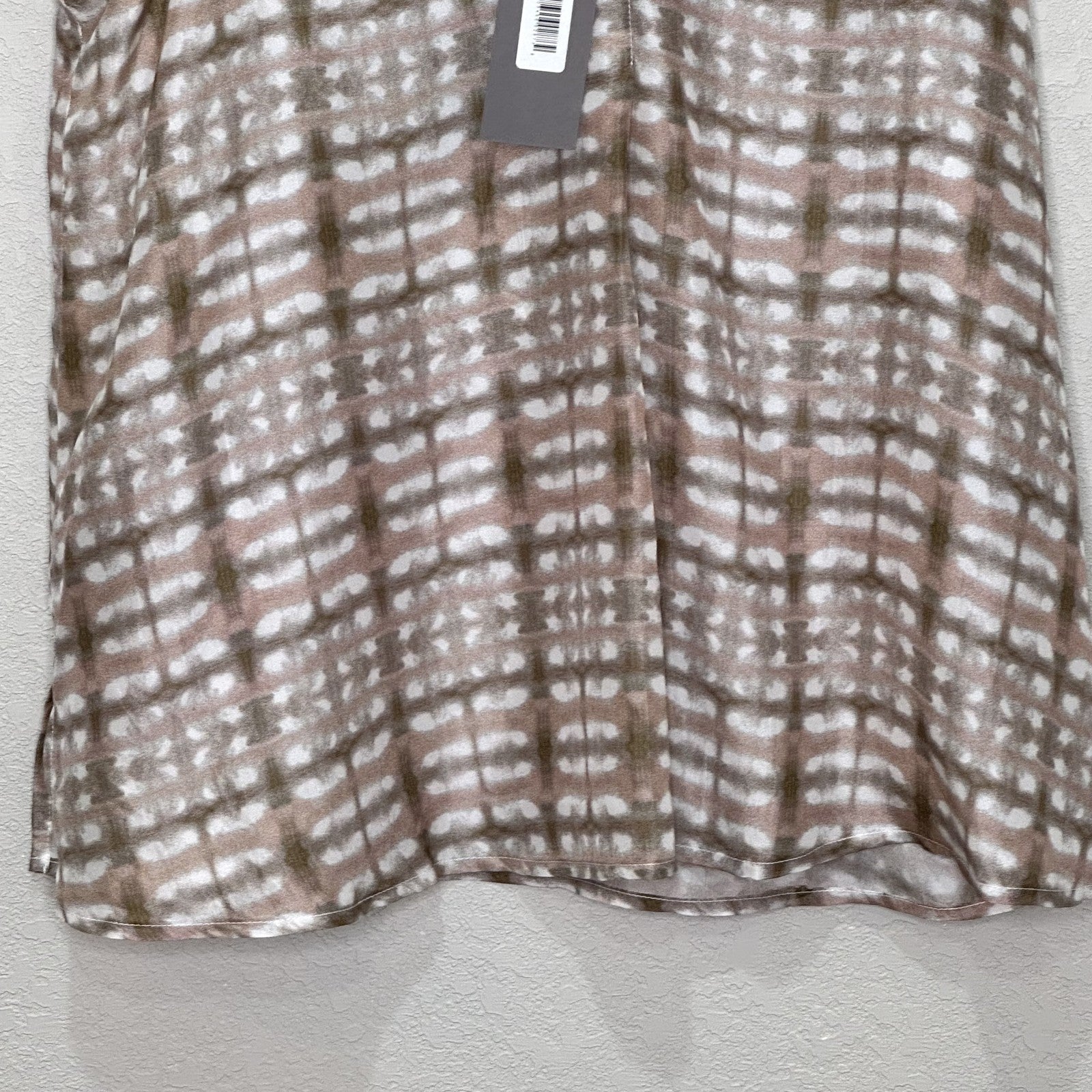 Kiln Pleat Front Tank Womens Small Silk Tie Dye Sleeveless Top - Flair - Style