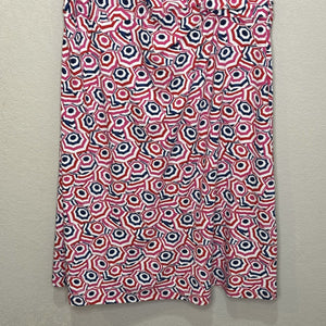 Lands End Dress | Size Large 14 - 16 | Umbrella Print - Flair - Style