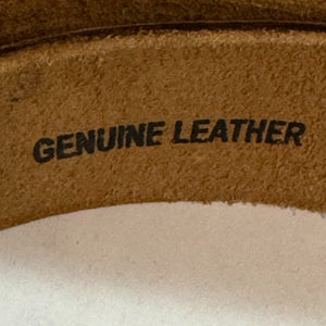 Leather 1.75" Wide Belt Size 36 Medium Brown Tooled - Flair - Style