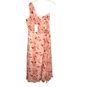 LIKELY Dress Size 8 Benji Pink Floral One Shoulder NEW $278 - Flair - Style