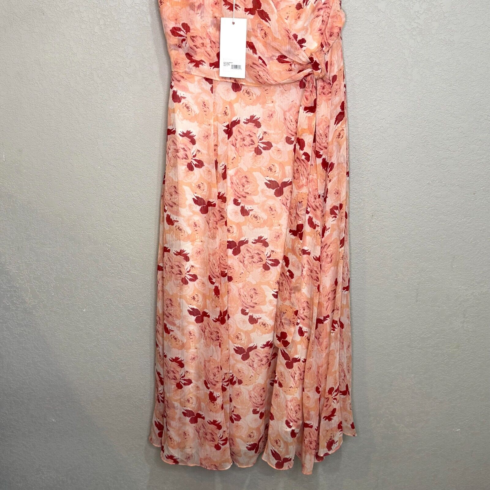 LIKELY Dress Size 8 Benji Pink Floral One Shoulder NEW $278 - Flair - Style