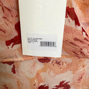 LIKELY Dress Size 8 Benji Pink Floral One Shoulder NEW $278 - Flair - Style