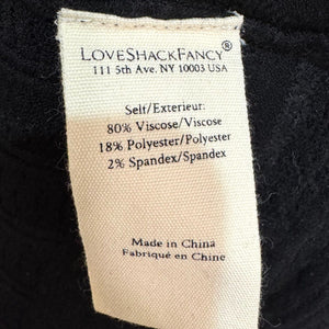 LoveShackFancy Dress Size Medium Black Pointelle Knit $495 - Flair - Style