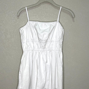 Madewell Embroidered Midi Dress Size 2 White Poplin NEW $168 Sun Dress Sundress - Flair - Style